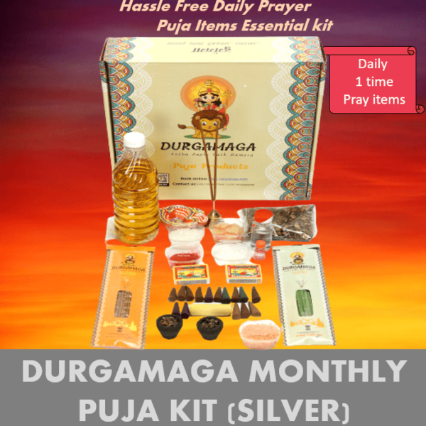 Durgamaga Monthly Puja Kit Silver
